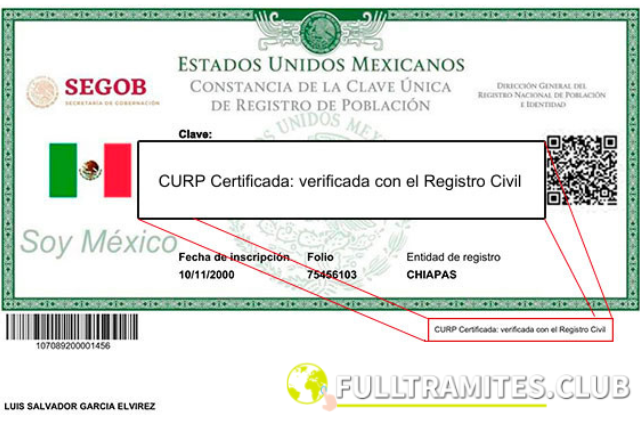 Obtención de la CURP en México